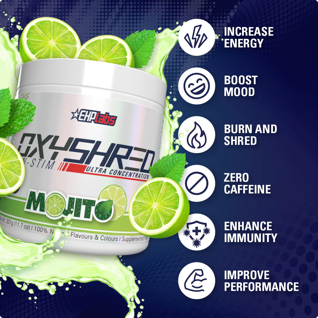 OxyShred Non-Stim 20 Serves - Kiss my Peach - Image 3
